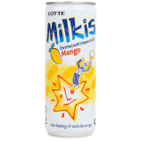 Газированный молокосодержащий напиток Lotte Milkis Mango 250 мл (30 шт. в упаковке)