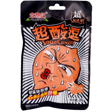 Кислые конфеты Sour Candy со вкусом колы 23г