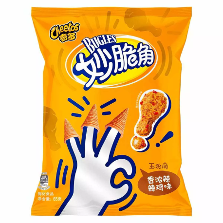 Чипсы Cheetos Crispy Bugles Spicy Chicken Flavor 65гр (30шт в уп) КИТАЙ