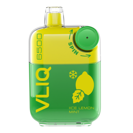 Одноразовая ЭС VLIQ SPIN 6500 - Холодные лимон-мята (м)