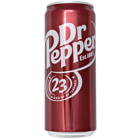 Газированный напиток Dr. Pepper Regular (Др. Пеппер Классика) 330мл (24шт в уп) Польша