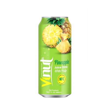 Напиток Vinut Pineapple w/ Pulp Ананас с мякотью (55% сок) 490мл (24шт в уп)