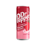 Газированный напиток Dr. Pepper Strawberries and Cream 330 мл (24 шт. в упаковке)