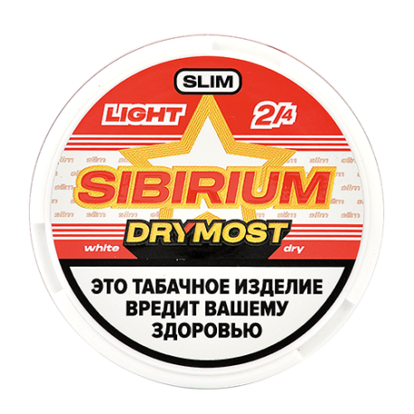 Жевательный табак DRYMOST - Sibirium Slim Light 12 гр