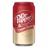 Газированный напиток Dr. Pepper Cream Soda 355 мл (12 шт. в упаковке)