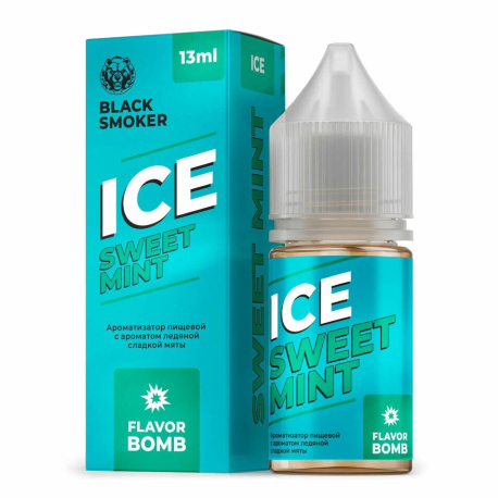 Ароматизатор Black Smoker ICE - SWEET MINT ICE (ароматом ледяной сладкой мяты) 13мл 