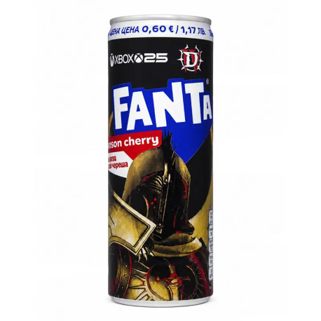 Газированный напиток Fanta Crimson Cherry 250мл (12шт в уп) Болгария
