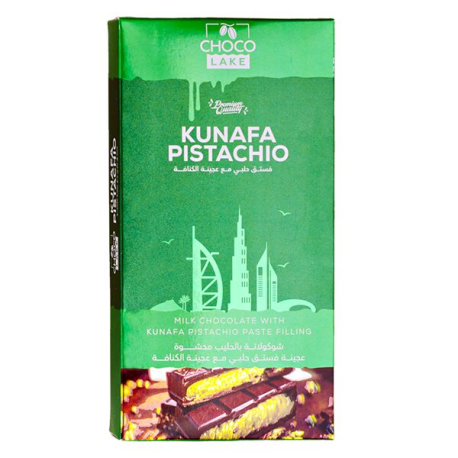 Шоколад ChocoLake Kunafa Pistachio (Дубайский) 190г (10шт в уп) Иордания