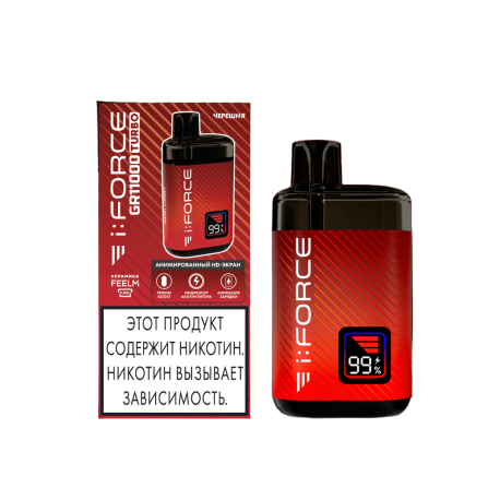 Одноразовая ЭС i:FORCE GR11000TURBO - Черешня (м)