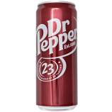 Газированный напиток Dr. Pepper Regular 330 мл (24 шт. в упаковке)