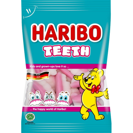 Мармелад Haribo Teeth (Зубы) 80гр (24шт в уп) 