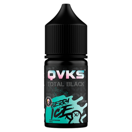 Ароматизатор QVKS TOTAL BLACK KONSTRUKT - Личи Клюква Мята