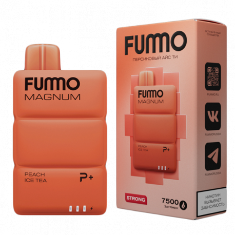 Одноразовая ЭС FUMMO MAGNUM - Персиковый айс ти (м)