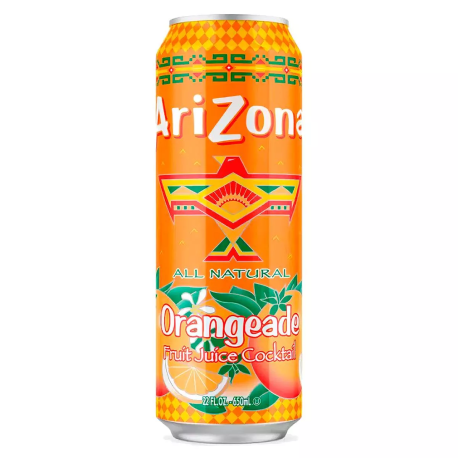 Arizona Fruit Juice Cocktail Orangeade - Апельсин 650мл (24шт в уп) 