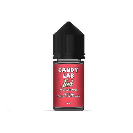Ароматизатор CandyLab Iced - Red Extragon Лимонад Тархун с Клубникой 14 мл   НОВИНКА 05 2025