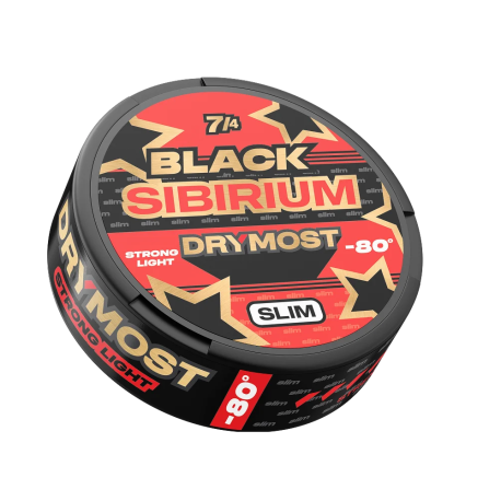 Жевательный табак DRYMOST - Sibirium -80 Light 12 гр (ЧЁРНАЯ)