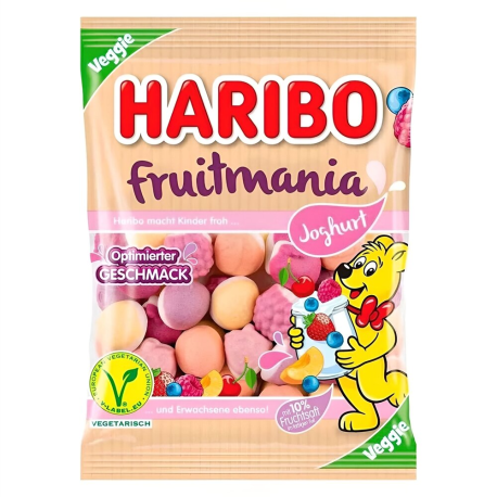 Мармелад Haribo Fruitmania Joghurt 160г (34шт в уп) Германия