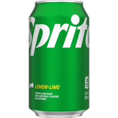 Газированный напиток Sprite (Спрайт Оригинал толстая банка) 330мл (24шт в уп) Германия