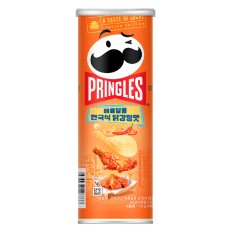 Чипсы Pringles Sweet&Spicy Korean Fried Chicken (Принглс Пряная Жареная Курица) 100г