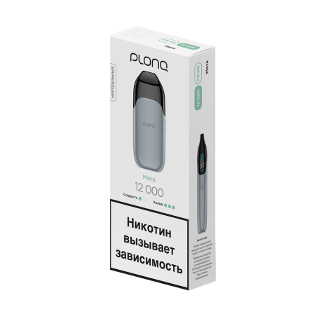 Одноразовая ЭС PLONQ Prime 12000 - Мята (м)     НОВИНКА 01 01 2026