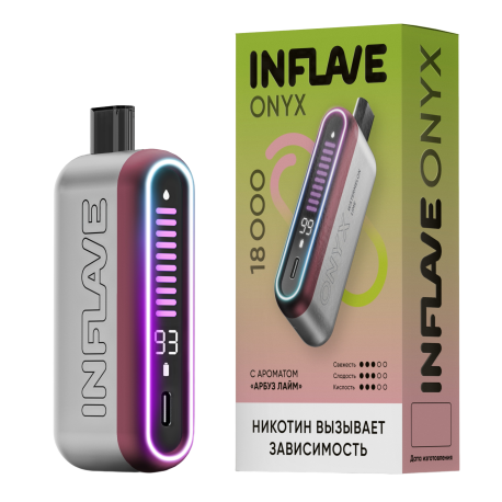 Одноразовая ЭС INFLAVE ONYX - Арбуз Лайм (м)