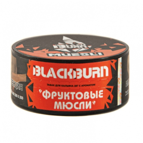 Табак для кальяна Burn BLACK - Muesli  25гр НОВИНКА 04 2024