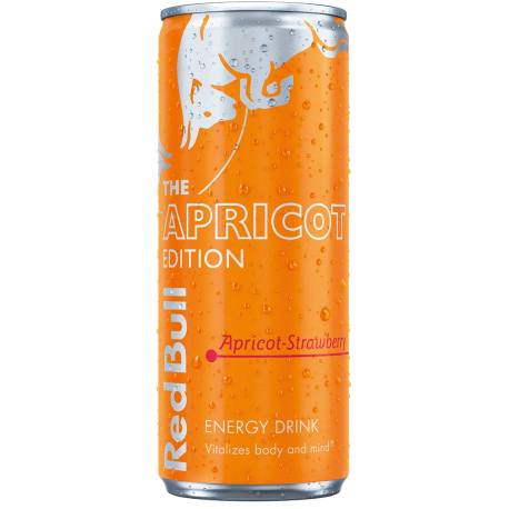 Энергетический напиток Redbull Energy Apricot 250мл (12шт в уп)