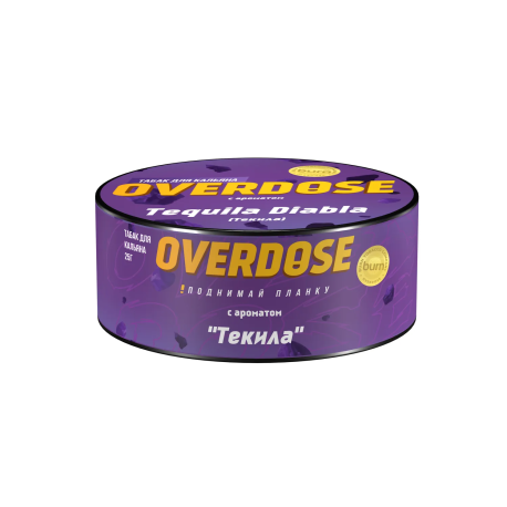 Табак для кальяна Overdose - Tequila Diabla  25гр НОВИНКА 03 2026