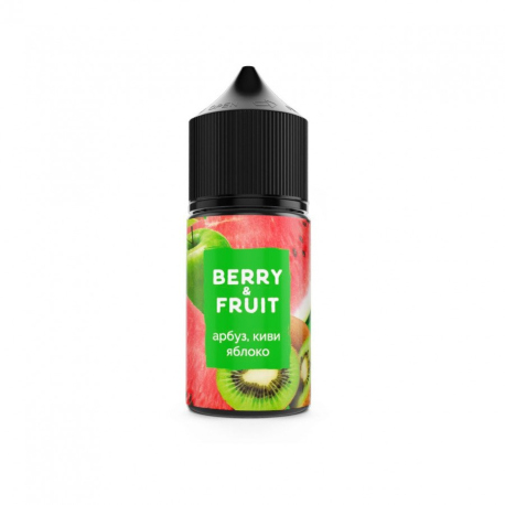 Жидкость Berry&Fruit Pod - Арбуз яблоко киви 30мл 0 мг МАРКИРОВКА