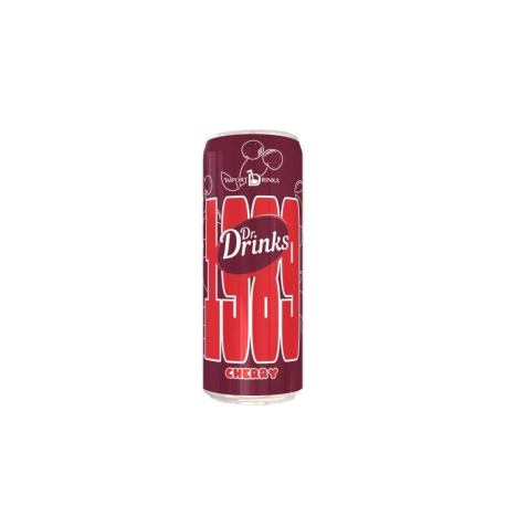 Газированный напиток DR. DRINKS CHERRY ж/б 330 мл (12шт в уп) 