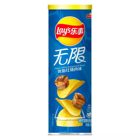 Чипсы Lay's Finger Licking Braised Pork flavor 90гр