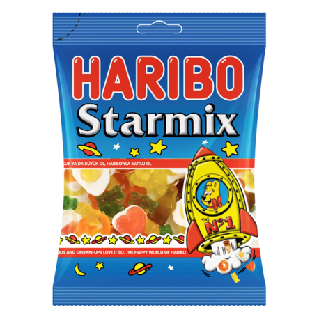 Мармелад Haribo Starmix (Звездный микс) 80гр (24шт в уп) 