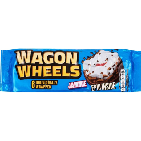 Печенье Wagon Wheels Jammie (Вагон Вилс Джейми) 270гр