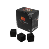 Уголь для кальяна CROWN кокосовый 25мм, 18 кубиков 