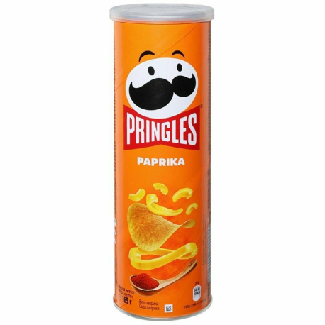 Чипсы Pringles - Paprika 165гр (19шт в уп) Европа
