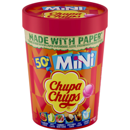 Chupa Chups Mini Tuba (Леденцы Чупа-чупс Микс вкусов туба) 12гр (50шт в уп) Германия