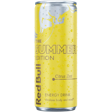 Энергетический напиток Redbull Energy Citrus Zest 250мл (12шт в уп)