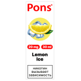 Жидкость PONS Salt - Lemon ice (Ледяной лимон) (20мг), 30мл