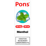 Жидкость PONS Salt - Menthol (Ментол) (20мг), 30мл