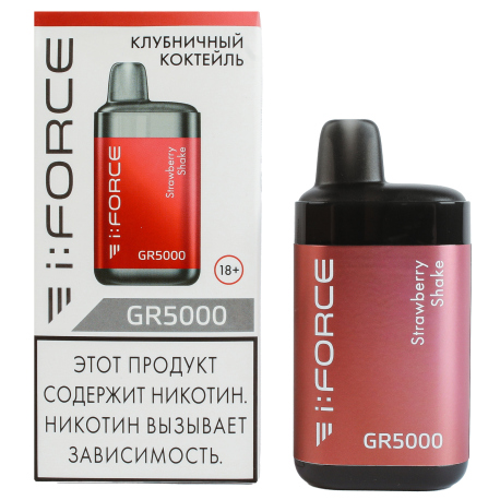 Одноразовая ЭС iFORCE GR5000 - Клубничный коктейль (м)