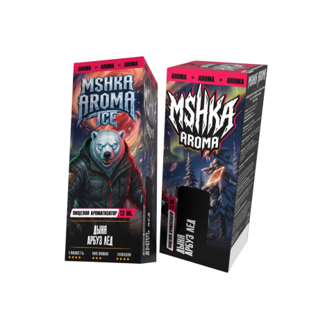 Ароматизатор MSHK AROMA ICE - Дыня арбуз лёд 13 мл