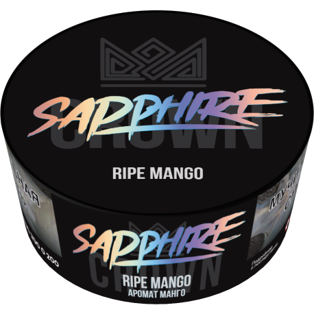 Табак для кальяна Sapphire Crown,с ароматом Ripe Mango, 25 грамм (шт)  НОВИНКА 11 2023