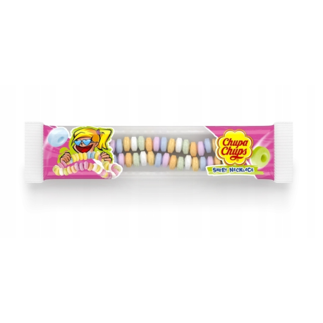 Chupa chups Necklaces (Чупа-чупс конфета Сладкие бусы) 14,7гр (24шт в уп) Польша